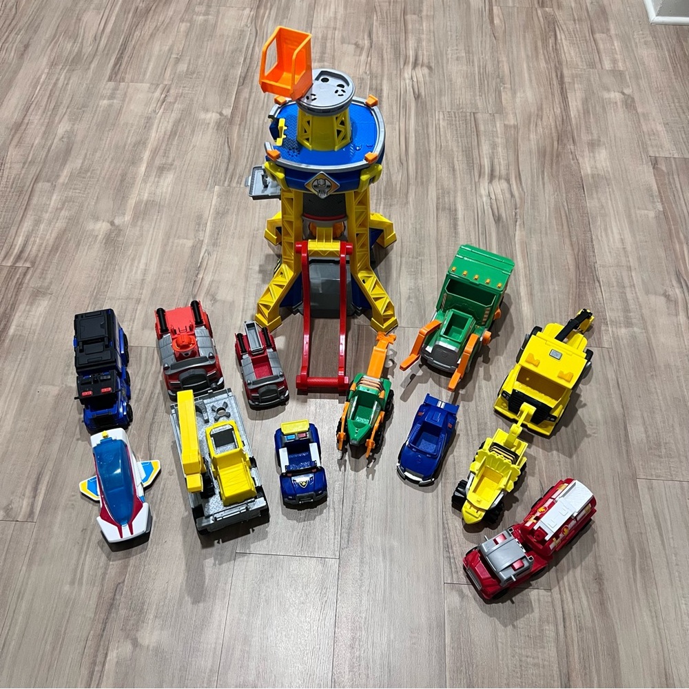 Paw Patrol Cars And Trucks Playset With Paw Patrol Figures 76 items